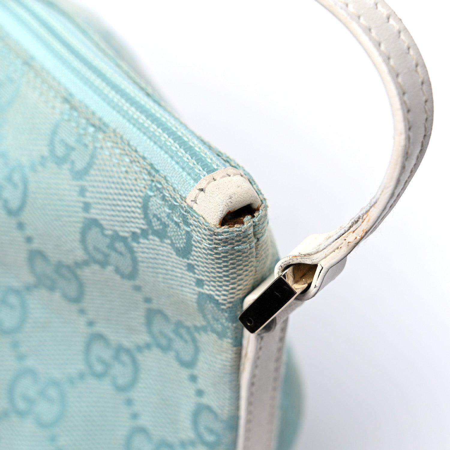 Gucci Monogram Boat Pochette Blue 15 of 16
