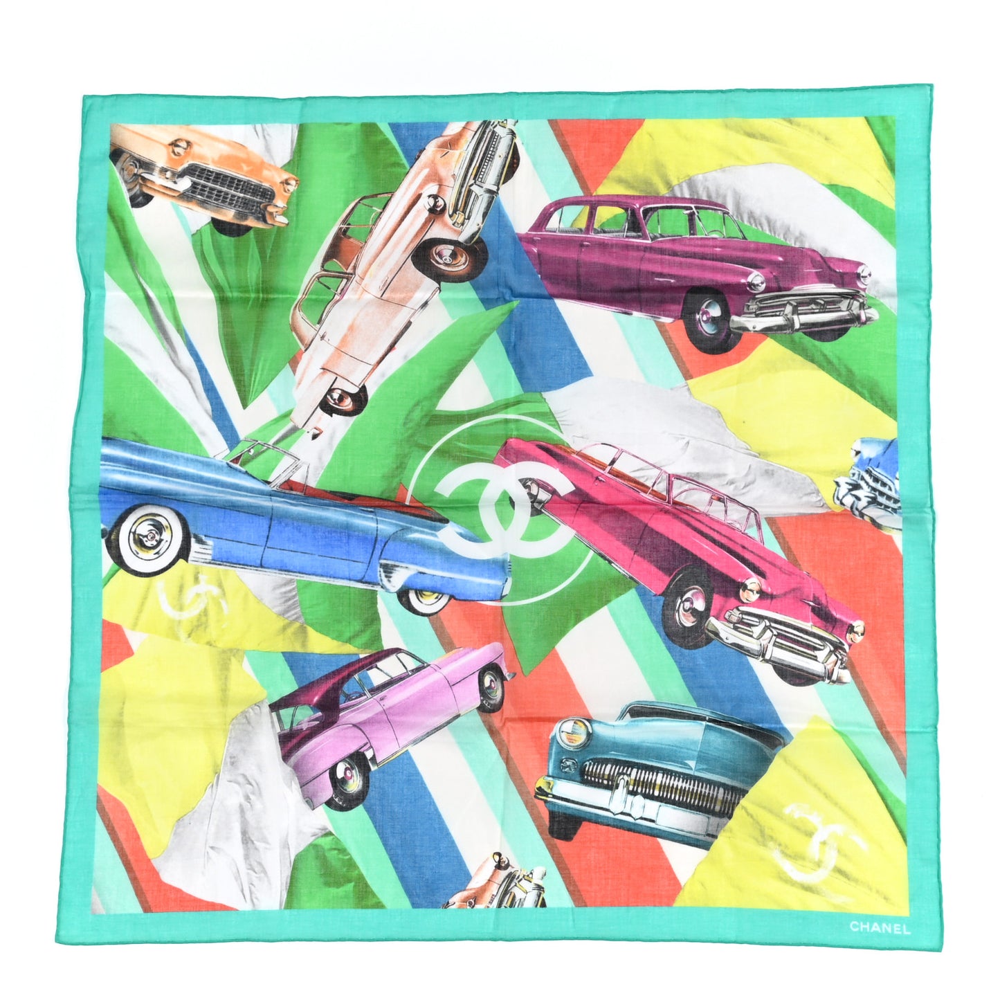 Silk CC Scarf Multicolor