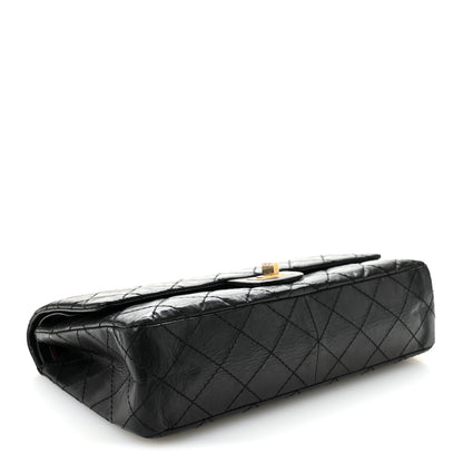 Chanel Aged Calfskin Quilted 50th Anniversary 2.55 Reissue 226 Flap Black 4 of 12