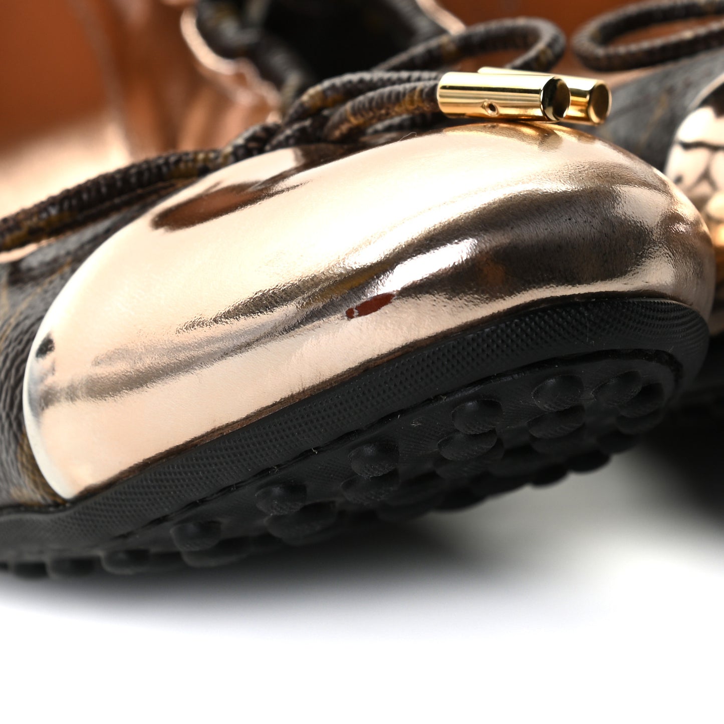 Monogram Flirty Ballerina Flats 37.5 Gold