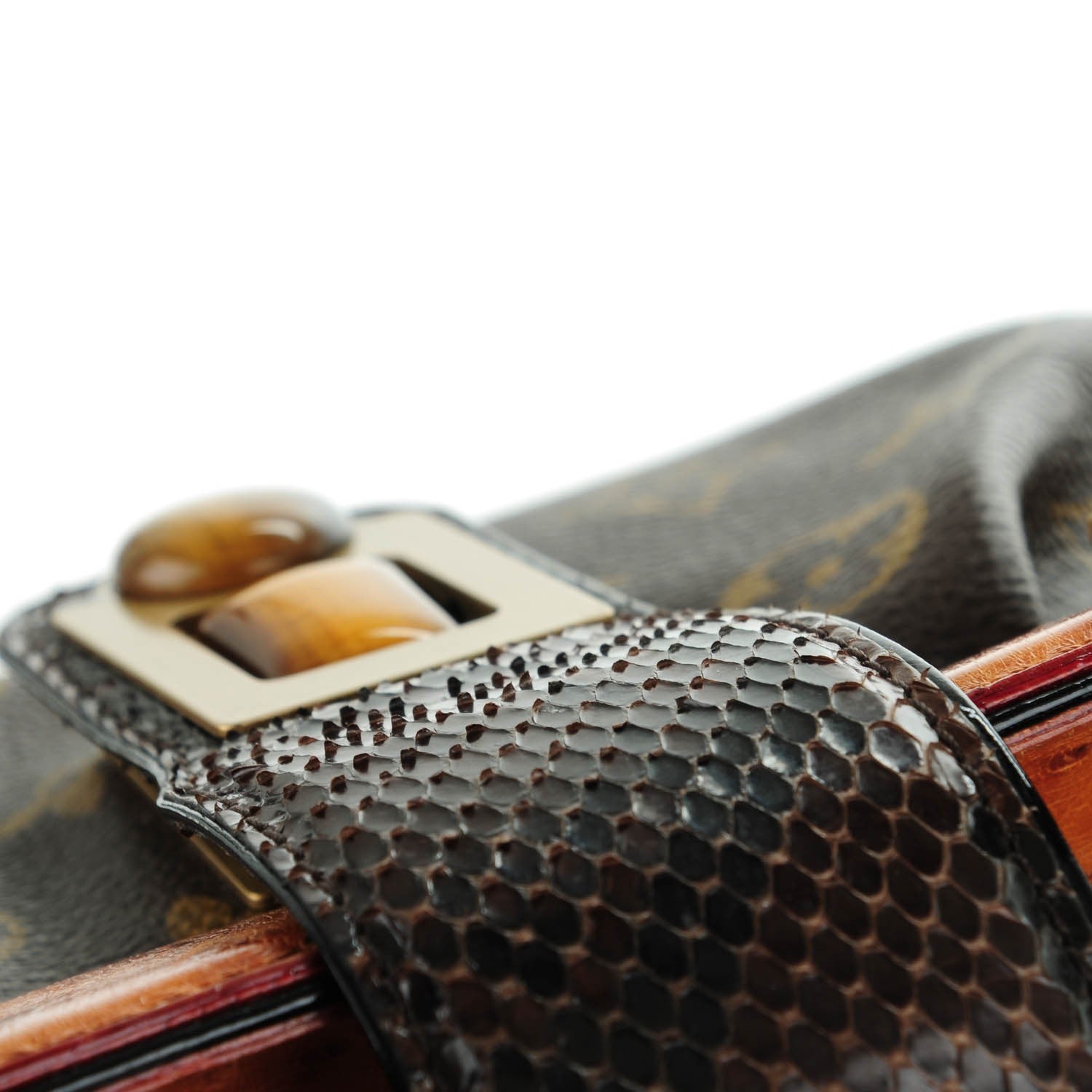 Louis Vuitton Monogram Ostrich Macha Waltz 8 of 8