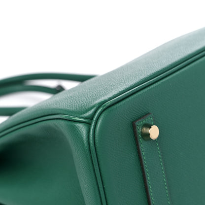 Hermes Epsom Birkin 35 Malachite 10 of 14