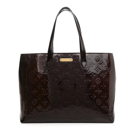 Louis Vuitton Vernis Wilshire MM Amarante 1 of 9