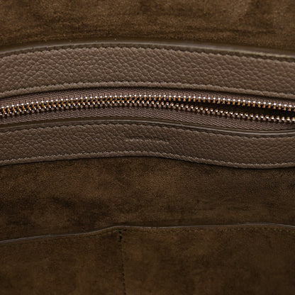 Celine Soft Grained Calfskin Small Belt Cabas Phantom Taupe 6 of 9