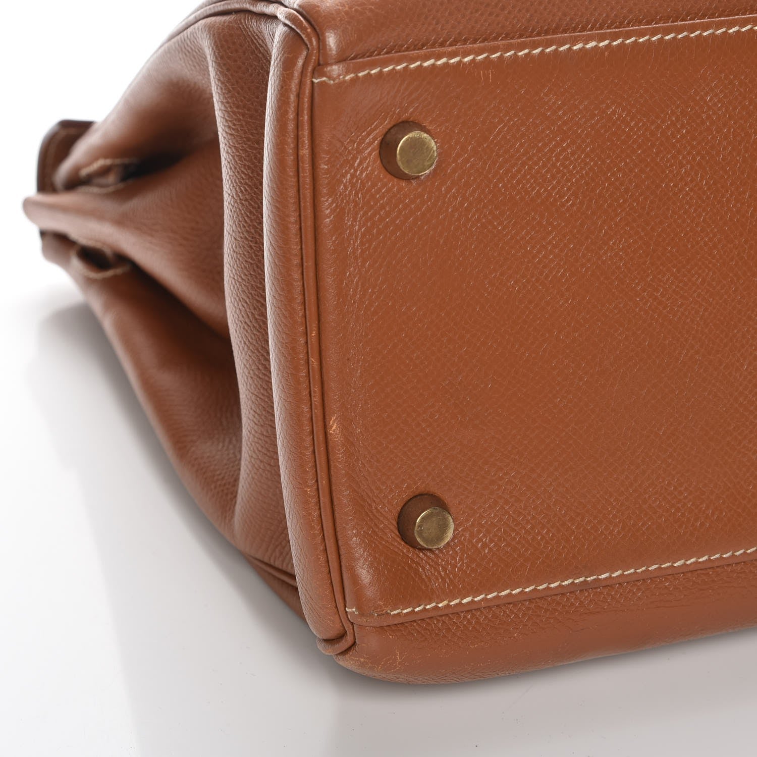 Hermes Courchevel Kelly Retourne 35 Gold 29 of 34