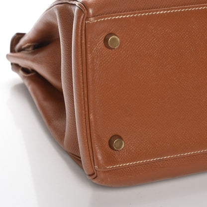 Hermes Courchevel Kelly Retourne 35 Gold 29 of 34