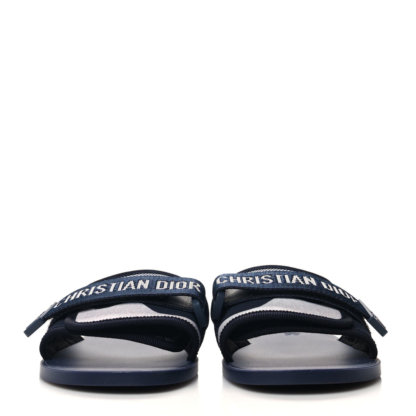 Technical Stretch Fabric Camouflage Dio(r)evolution Slide Sandals 39 Deep Blue