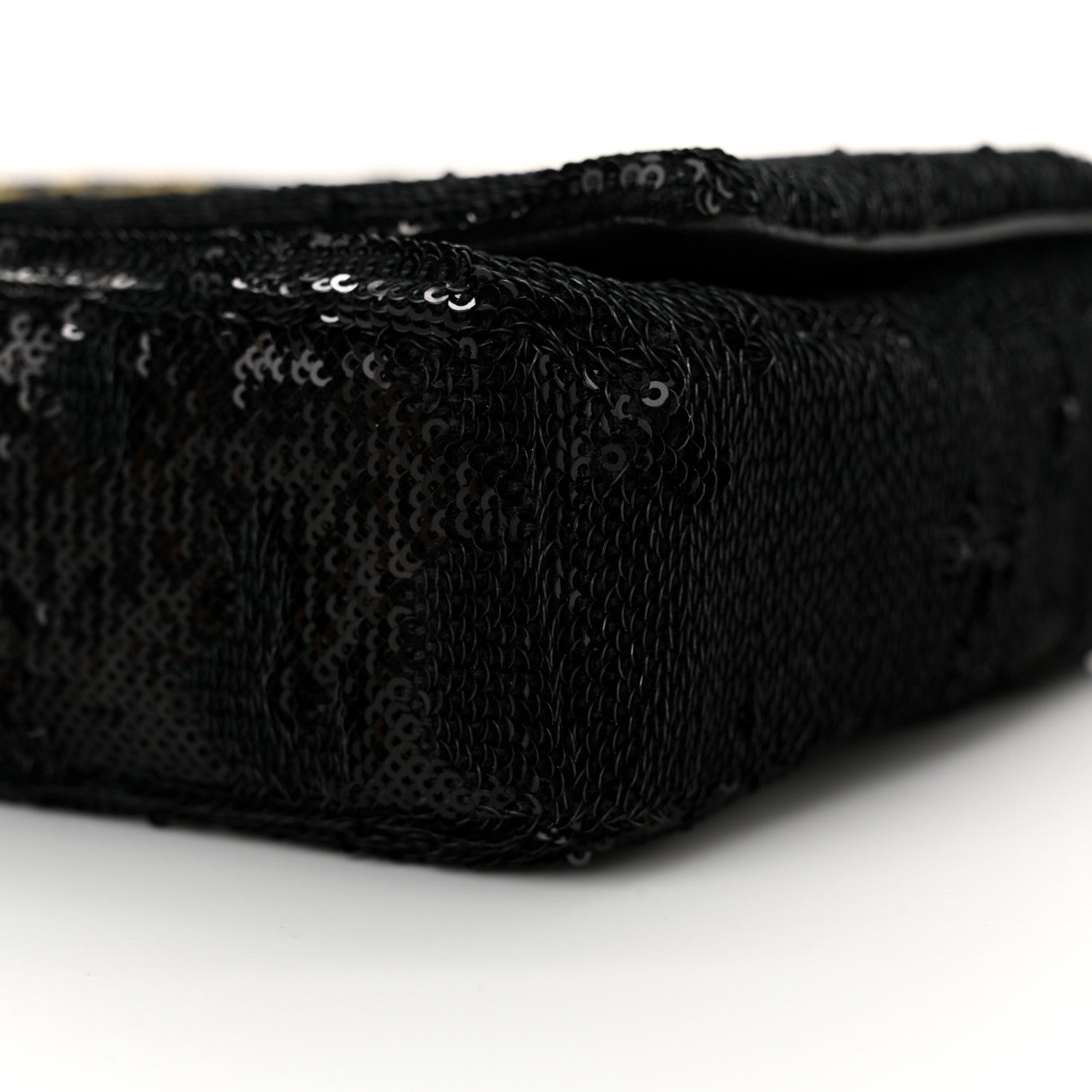 Chanel Sequin Paris Cosmopolite Dare To Disturb Flap Black Gold 9 of 9