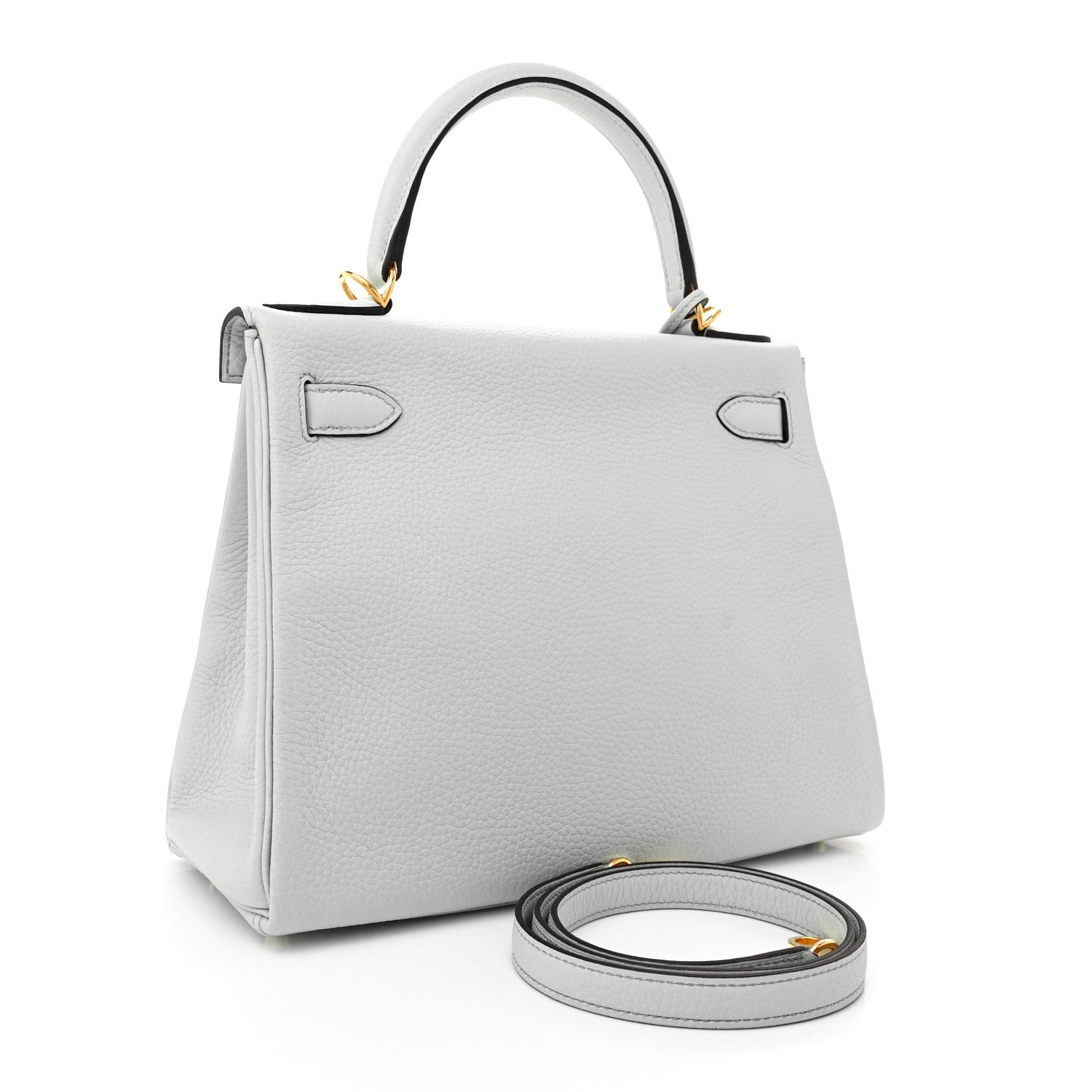 Hermes Taurillon Clemence Kelly Retourne 28 Bleu Pale 3 of 12
