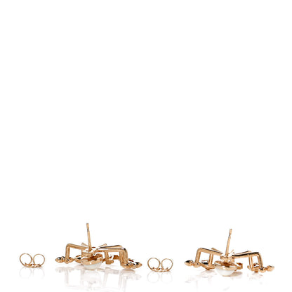 Louis Vuitton Metal Cruiser Earrings Gold 3 of 5