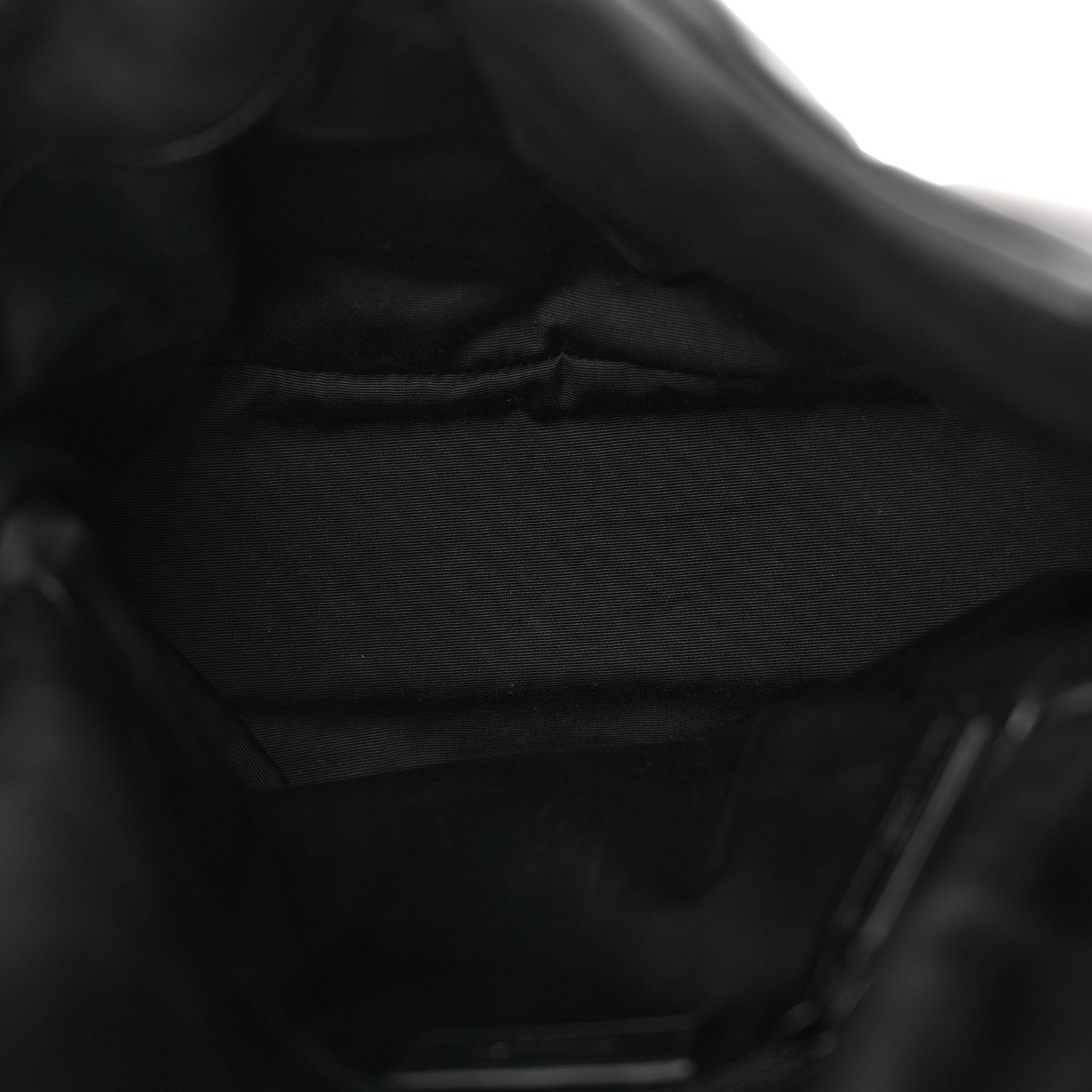 Saint Laurent Lambskin Quilted Monogram Monochrome Medium Loulou Puffer Chain Satchel Black 5 of 13