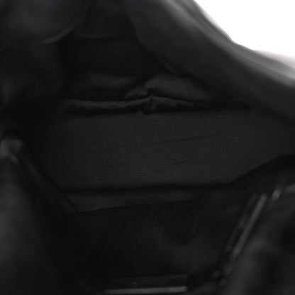 Saint Laurent Lambskin Quilted Monogram Monochrome Medium Loulou Puffer Chain Satchel Black 5 of 13