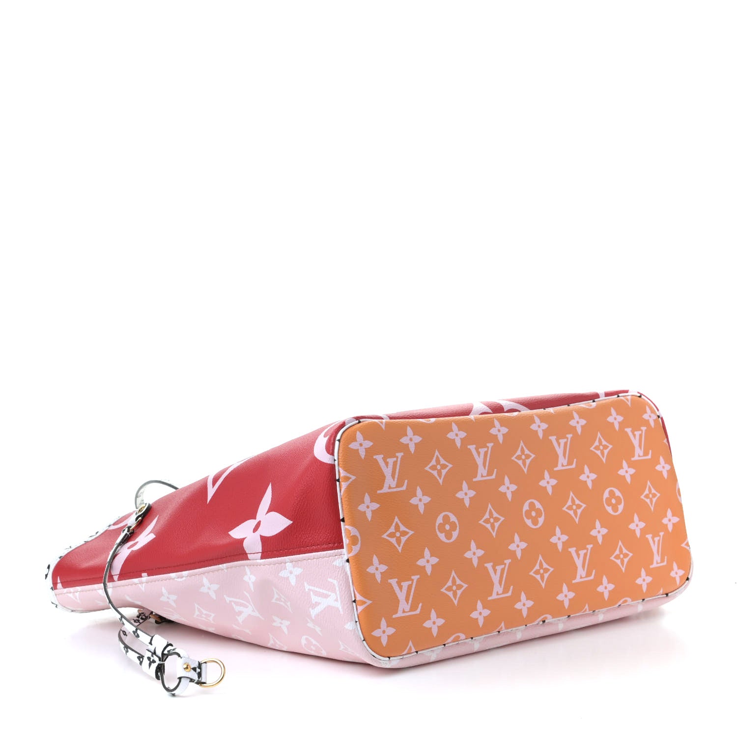 Louis Vuitton Monogram Giant Neverfull MM Rouge 2 of 4