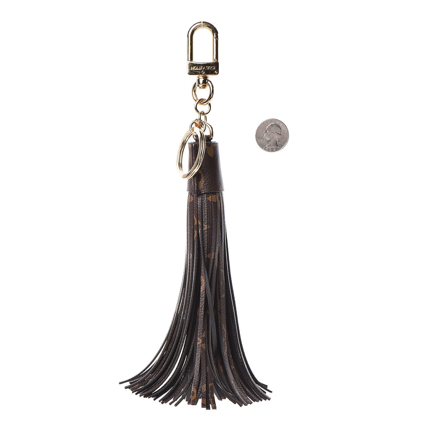 Monogram Tassel Bag Charm