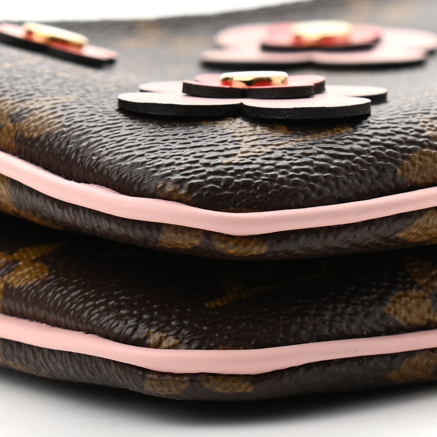 Monogram Blooming Flowers Double Zip Pochette