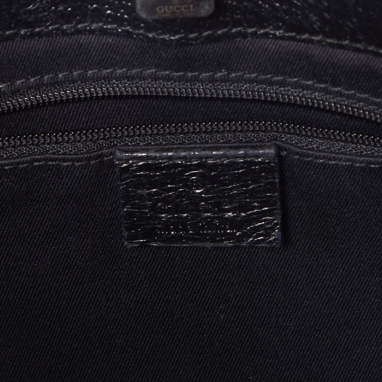 Gucci Monogram Shoulder Bag Black 7 of 7