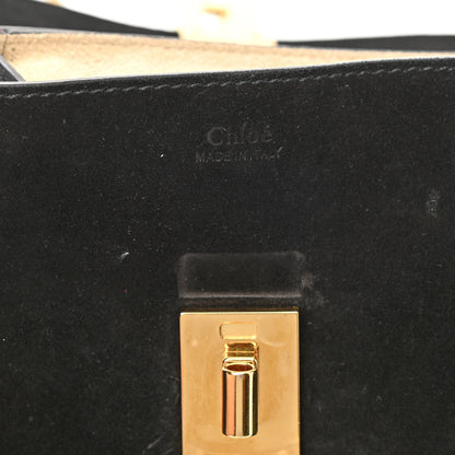 Chloe Suede Calfskin Mini Drew Shoulder Bag Black 6 of 8