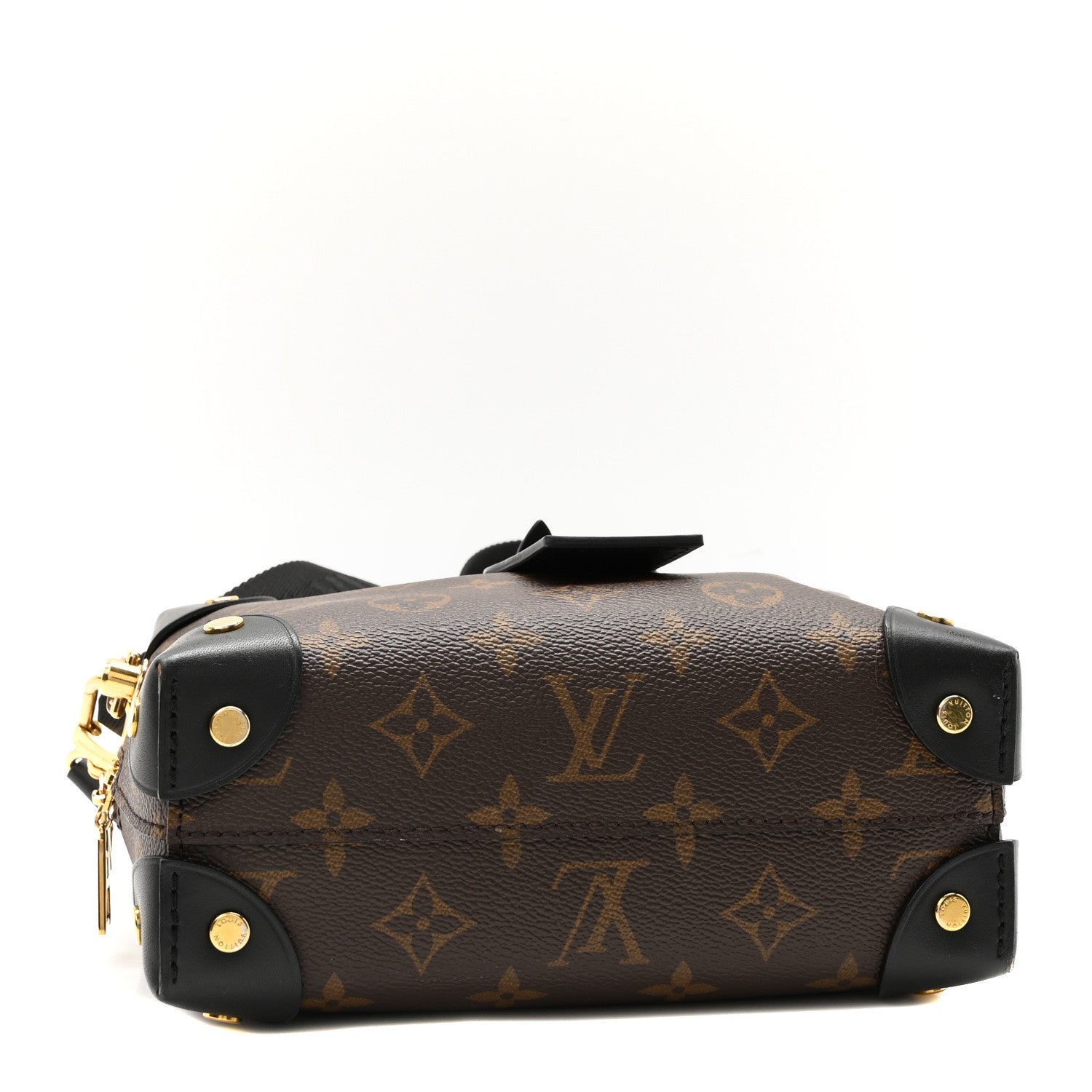 Louis Vuitton Monogram Petite Malle Souple Black 4 of 9