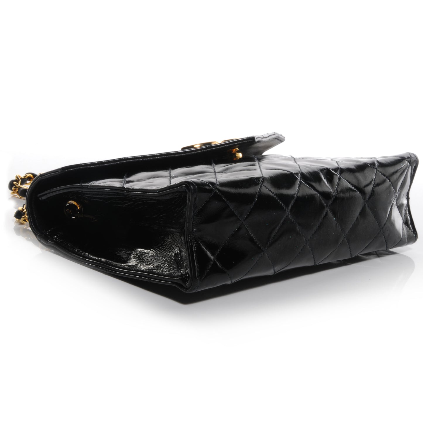 Patent Envelope Flap Bag Black