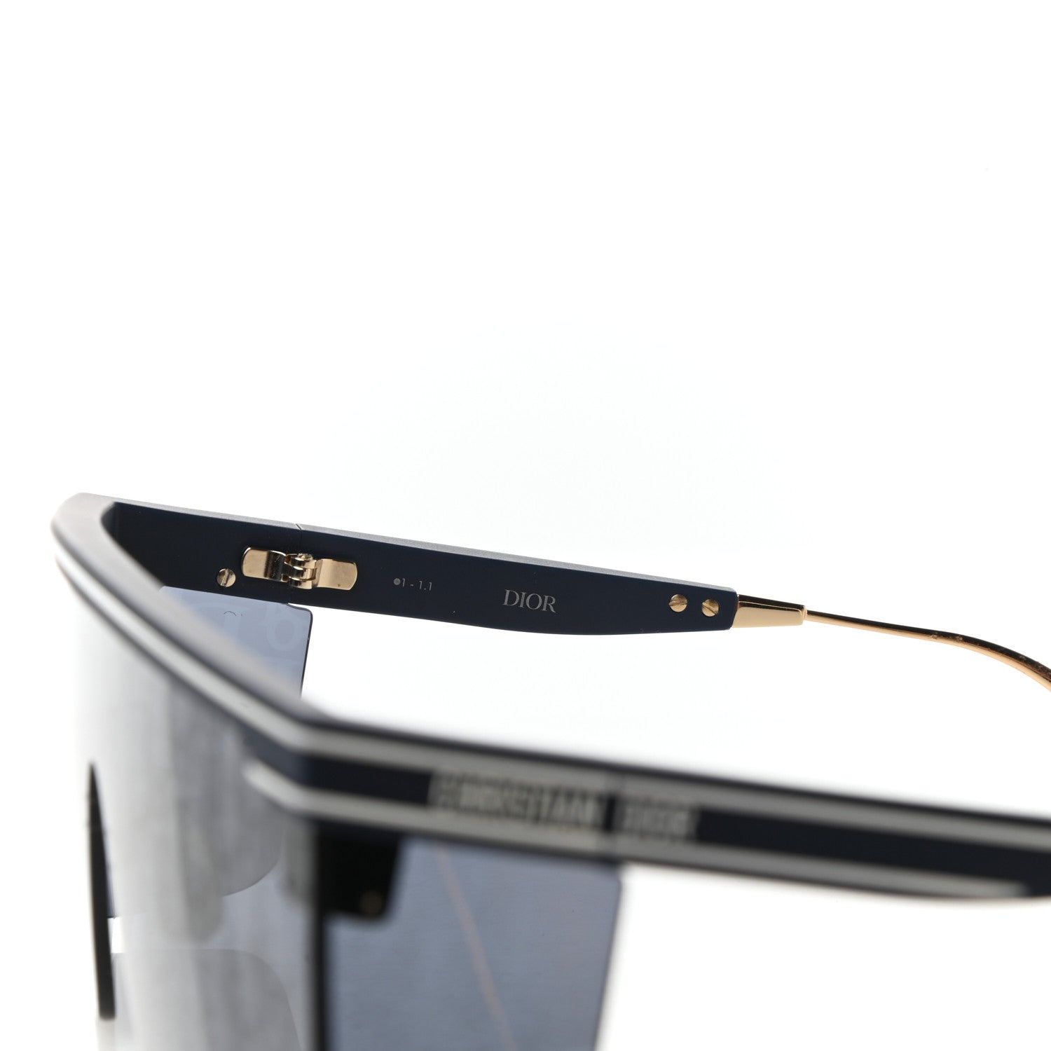 Christian Dior Oblique Diorclub M1U Mask Sunglasses Blue 5 of 6