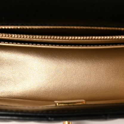 Chanel Lambskin Quilted Mini Rectangular Pearl Crush Flap Black 5 of 12