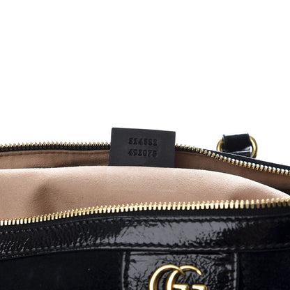 Gucci Suede Patent GG Web Medium Ophidia Boston Black 6 of 8