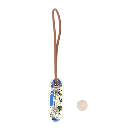 Hermes Swift Chevre Fingerskate Bag Charm Black Multicolor Gold 2 of 6