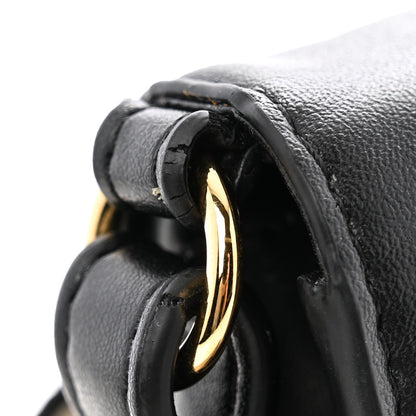 Stella McCartney Eco Alter Nappa Perforated Logo Mini Crossbody Bag Black 11 of 12