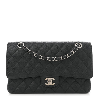 Chanel Caviar Quilted Medium Double Flap Black 1 of 13