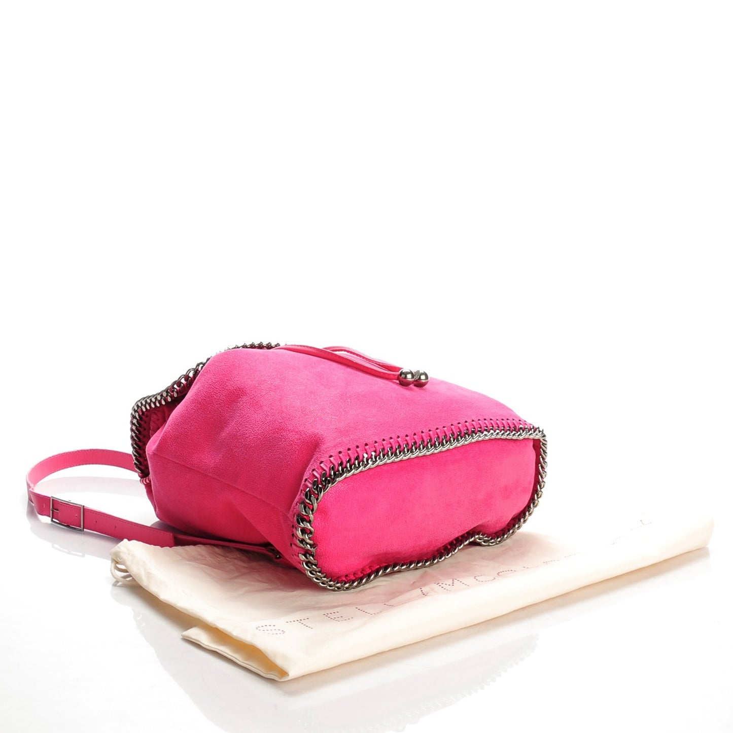 Shaggy Deer Falabella Backpack Pink Fluo