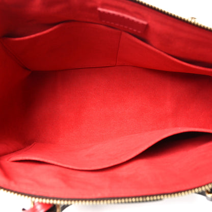 Louis Vuitton Damier Ebene Caissa Tote PM Cherry 5 of 9