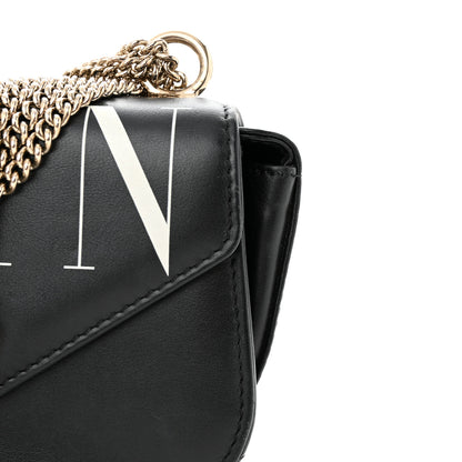 Valentino Garavani Calfskin VLTN Small Shoulder Bag Black 11 of 12