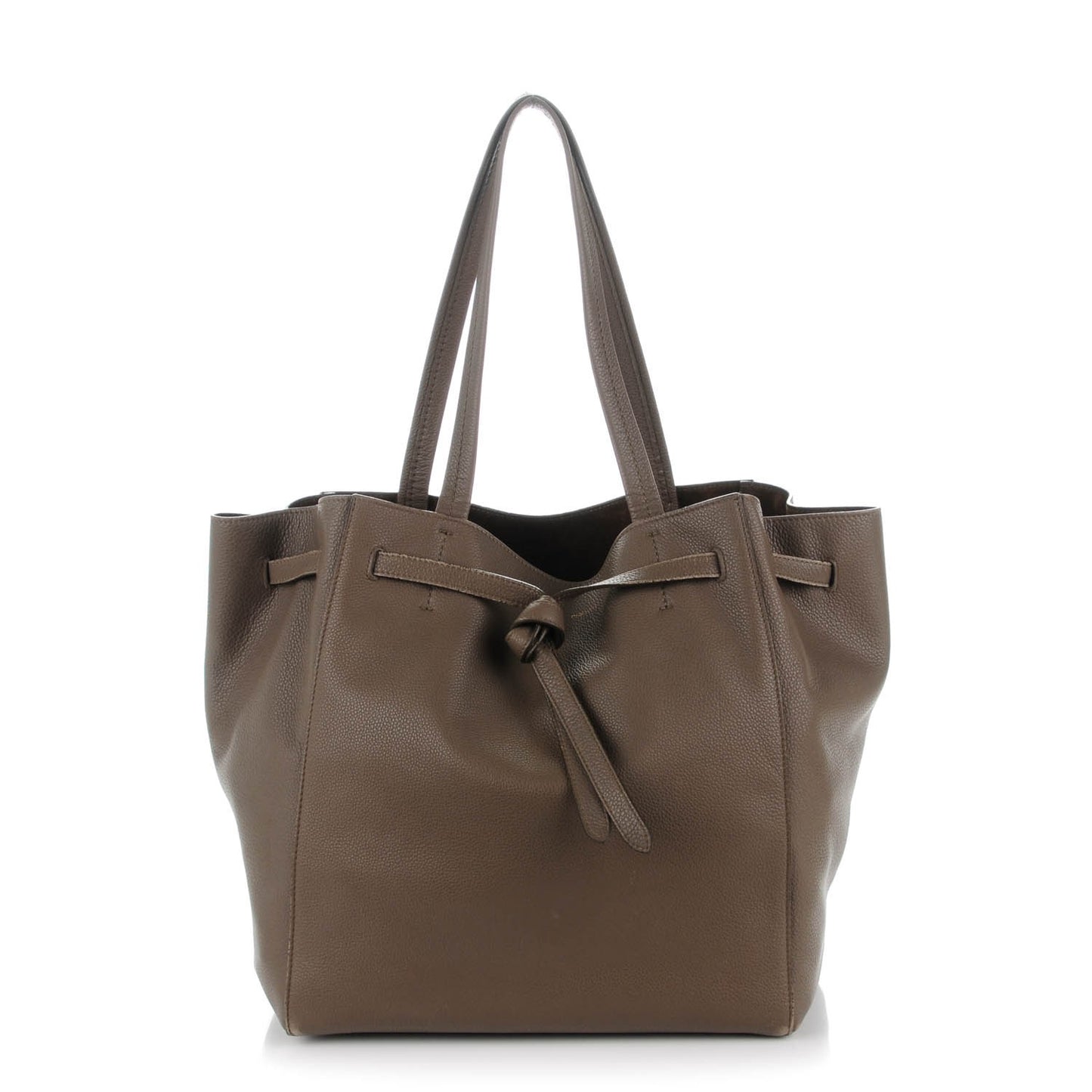 Soft Grained Calfskin Medium Cabas Phantom Taupe