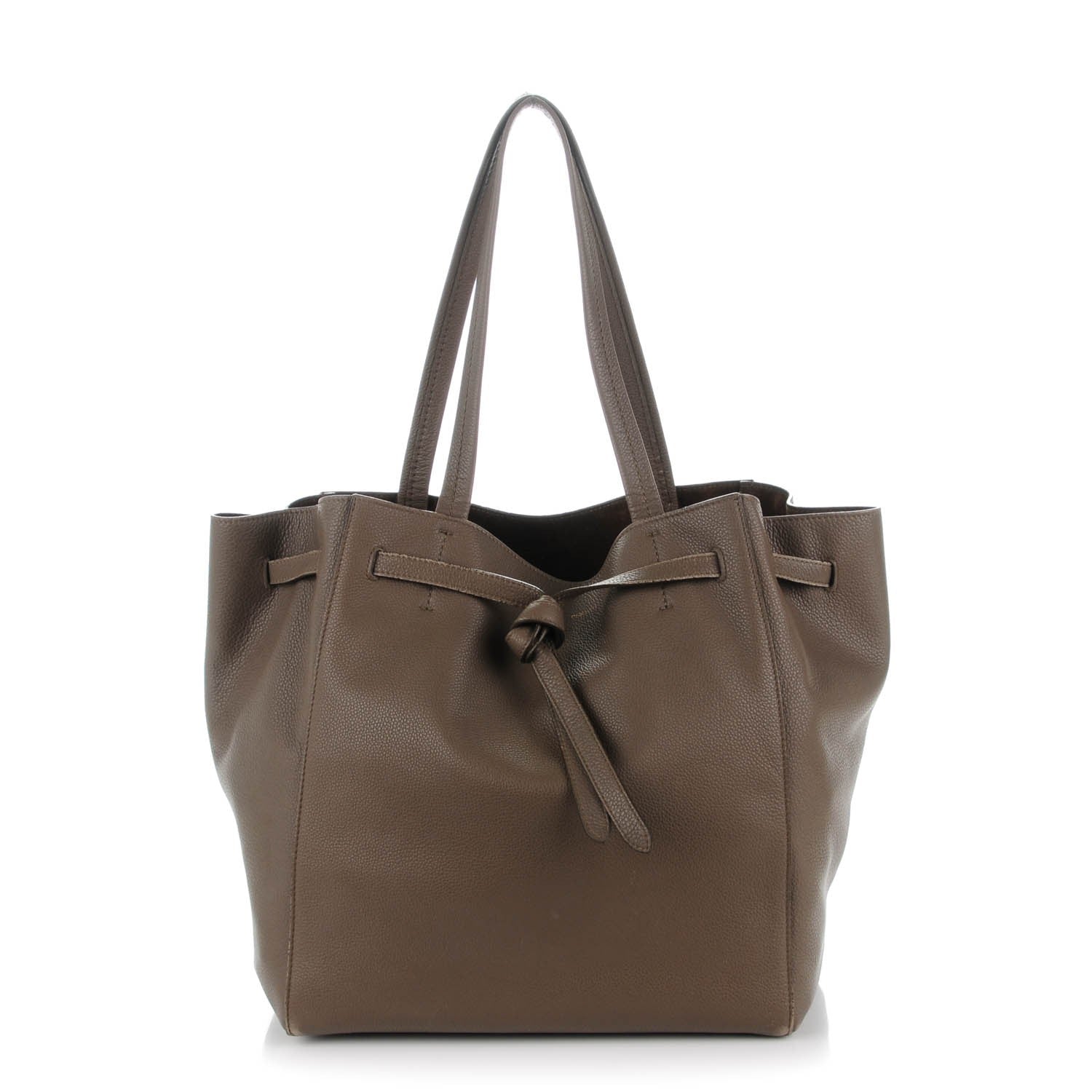 Celine Soft Grained Calfskin Medium Cabas Phantom Taupe 1 of 7