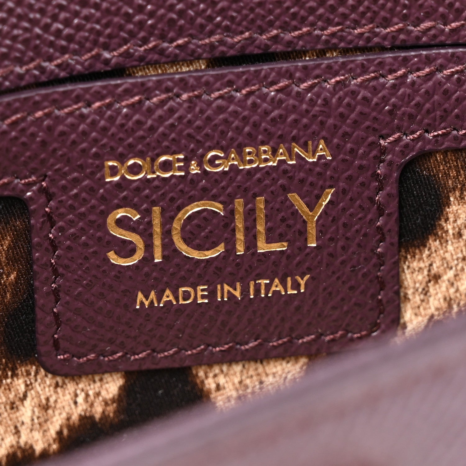 Dolce & Gabbana Dauphine Mini Miss Sicily Bag Burgundy 6 of 9