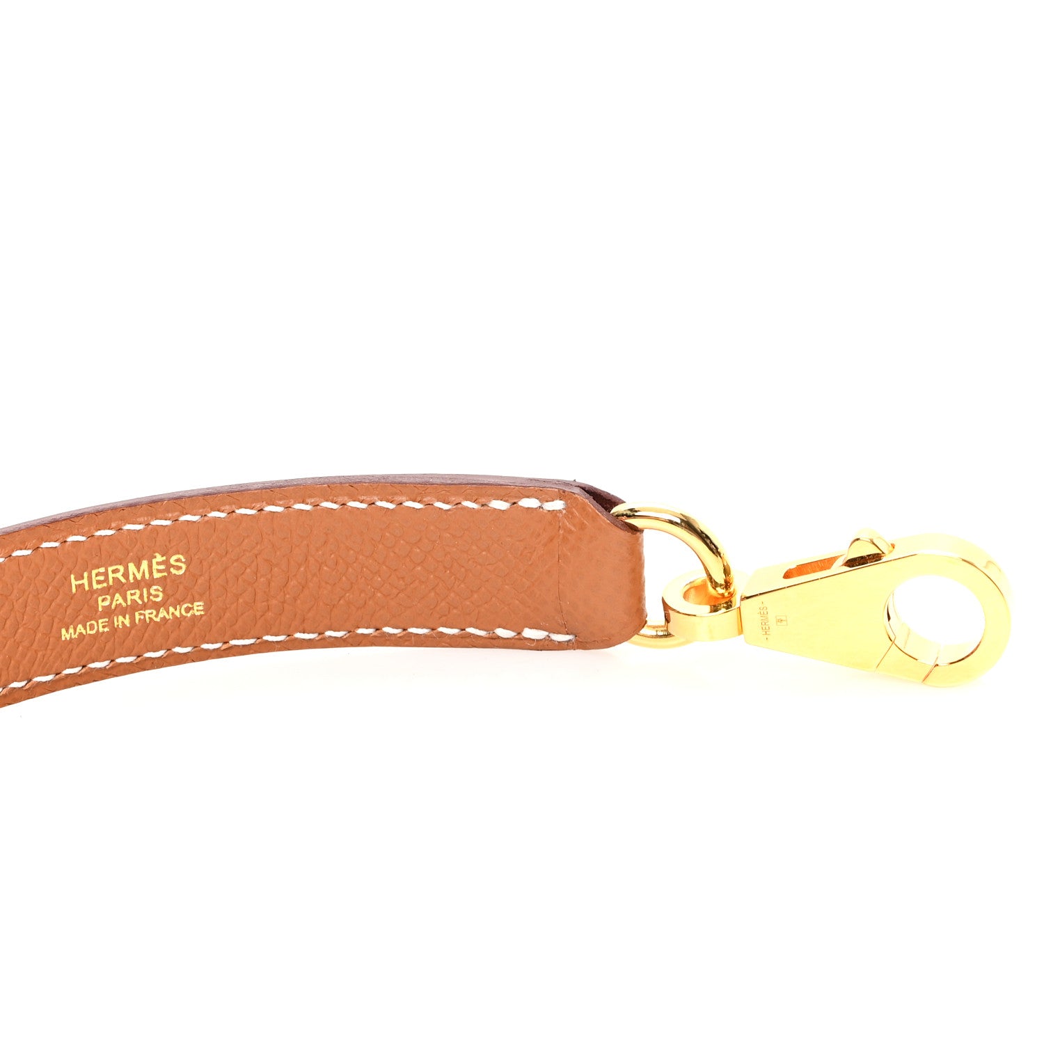 Hermes Epsom 20mm A-Strap Shoulder Strap Gold 3 of 4