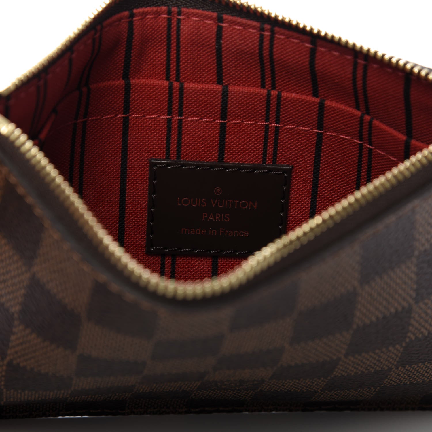 Louis Vuitton Damier Ebene Neverfull PM Pochette 6 of 7