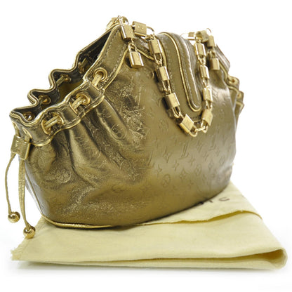 Louis Vuitton Cuir Gold Monogram Embossed Theda PM 2 of 9