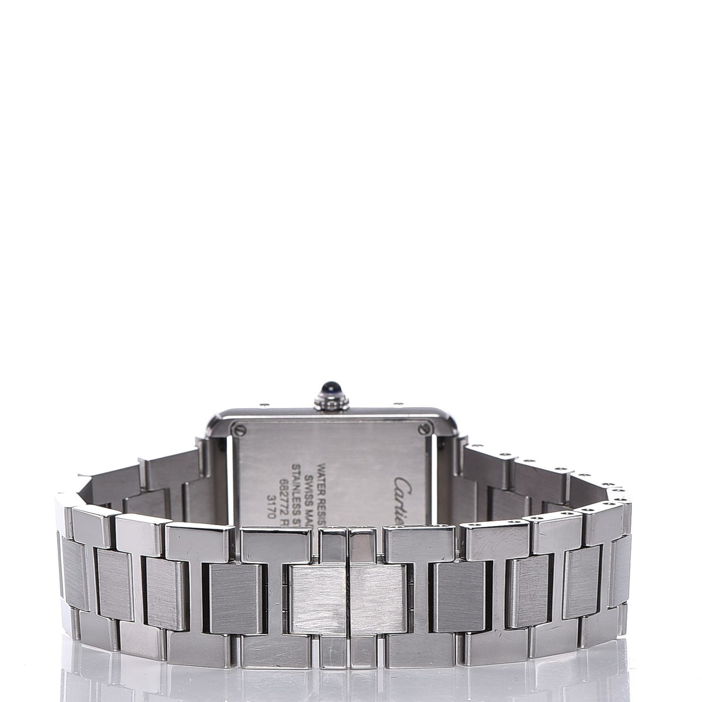 Stainless Steel 24mm Tank Solo Quartz Watch
