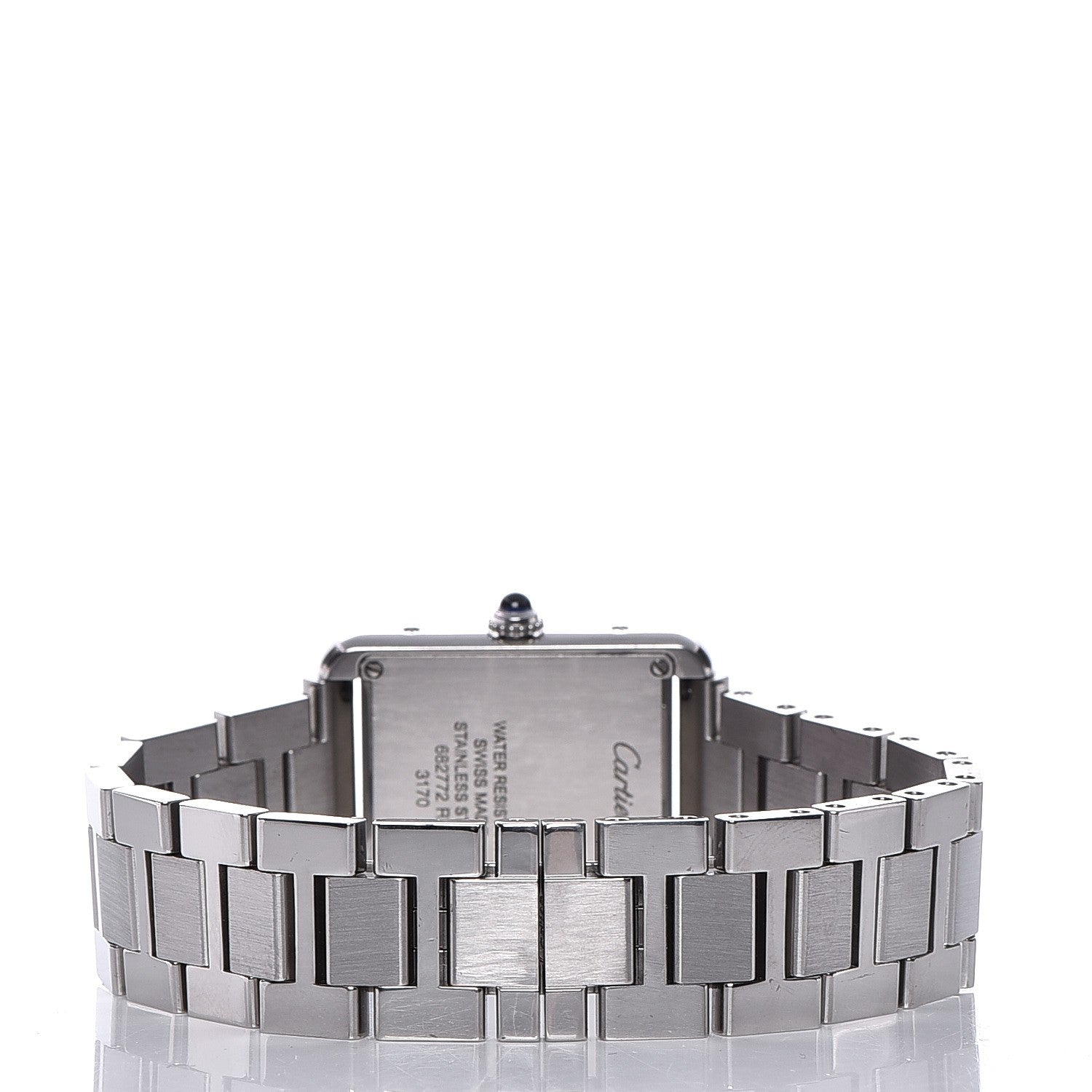 Cartier Stainless Steel 24mm Tank Solo Quartz Watch 3 of 9
