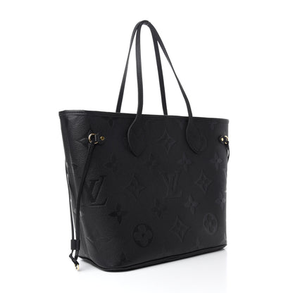 Louis Vuitton Empreinte Monogram Giant Neverfull MM Black 3 of 10