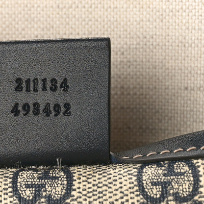 Gucci GG Plus Monogram Medium Signature Web Loop Tote Navy 7 of 9