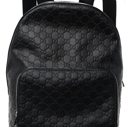 Gucci Guccissima Signature Day Backpack Black 8 of 11
