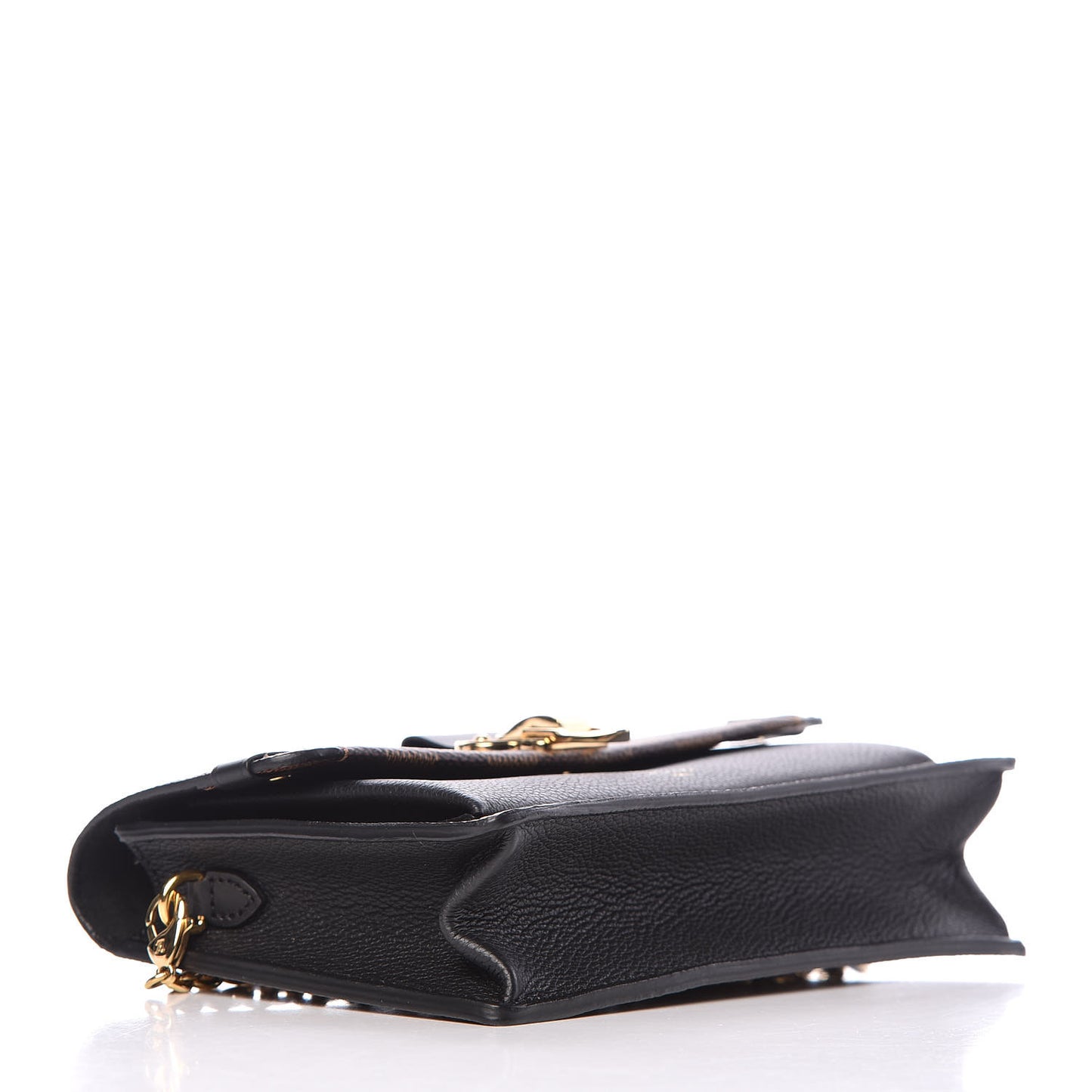Damier Ebene Vavin Chain Wallet Black