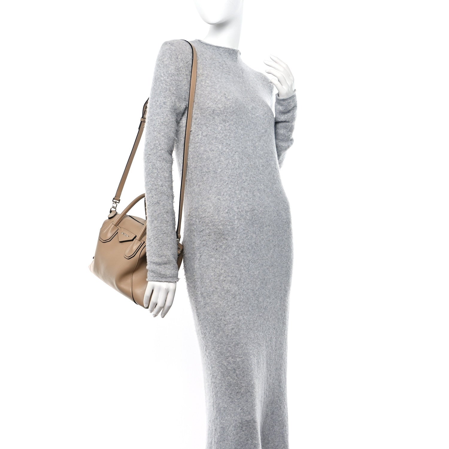 Givenchy Smooth Calfskin Small Soft Antigona Beige Cappuccino