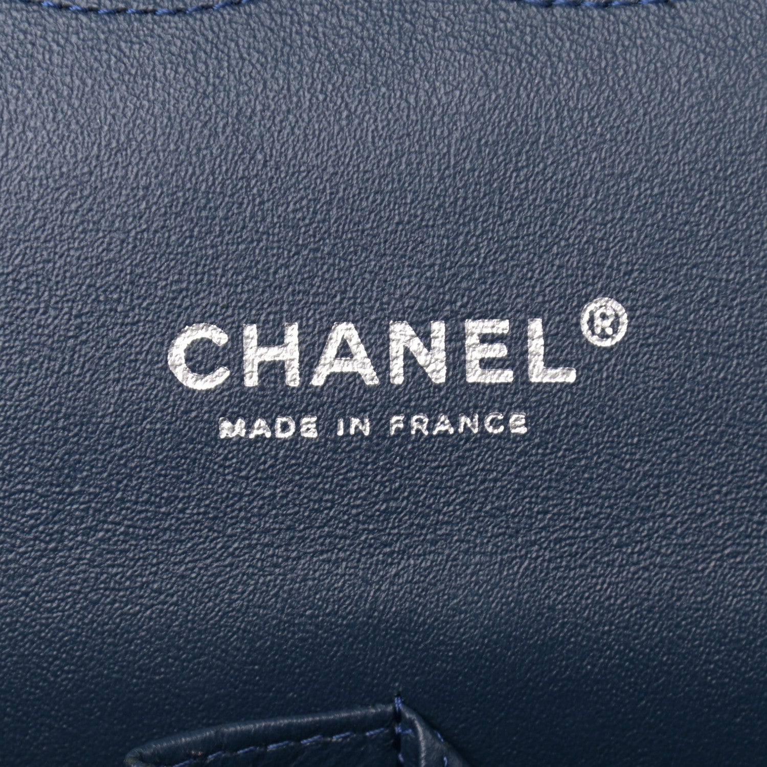 Chanel Patent Quilted Maxi Double Flap Blue 5 of 14