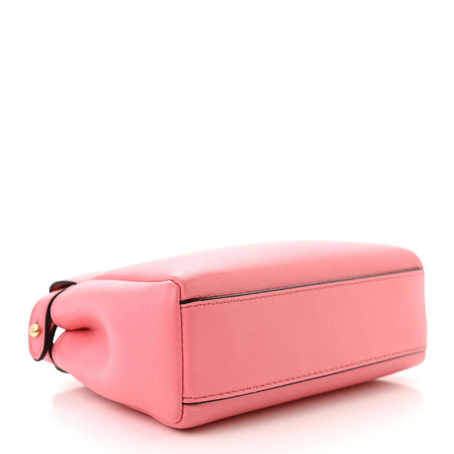 Fendi Shiny Nappa Micro Peekaboo Iconic Satchel Rosa Fluo 4 of 11