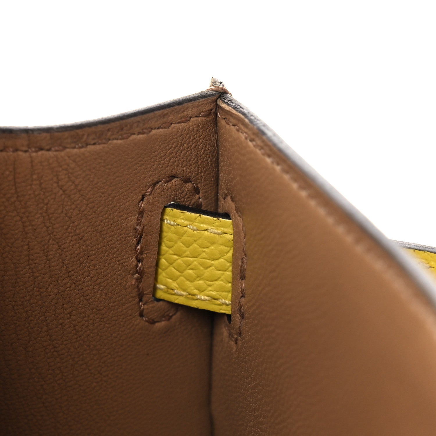 Hermes Epsom Mini Kelly Sellier 20 Chai Mauve Sylvestre Lime 15 of 31