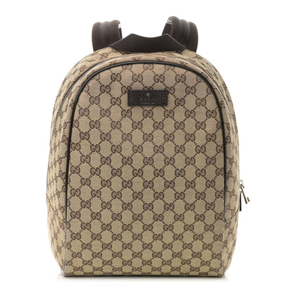 Gucci Monogram Travel Backpack Dark Brown 1 of 10