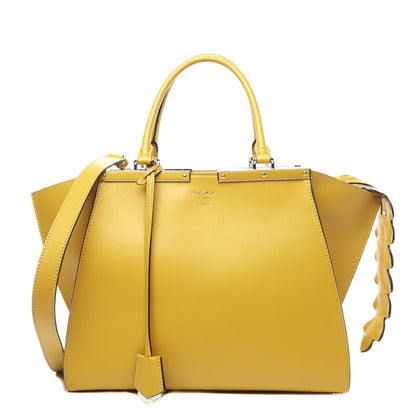 Fendi Vitello Dolce Croc Tail Petite 3Jours Tote Chantilly 1 of 11